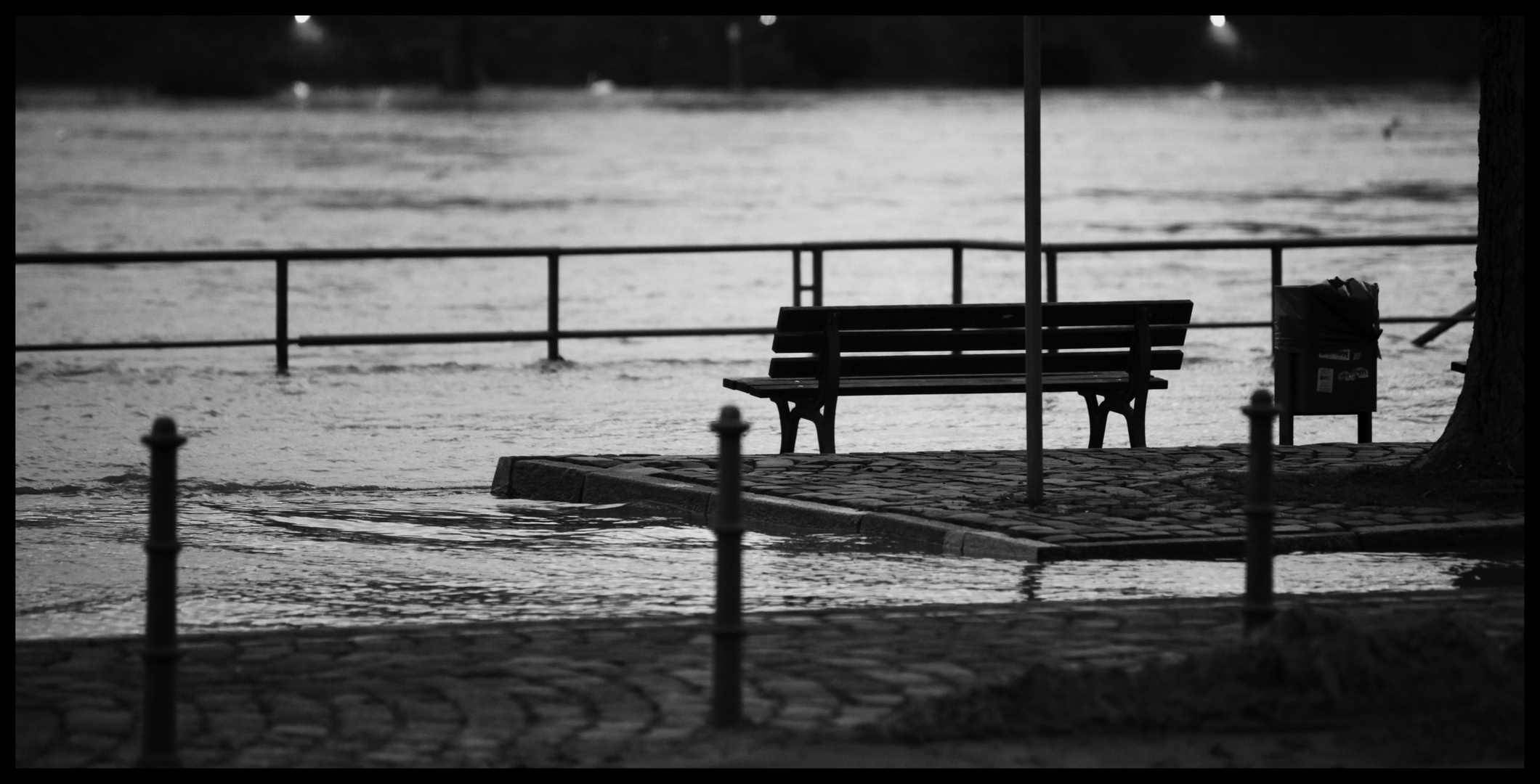 Bank mit Blick