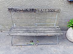 Bank vorm Kurhaus in Dangast