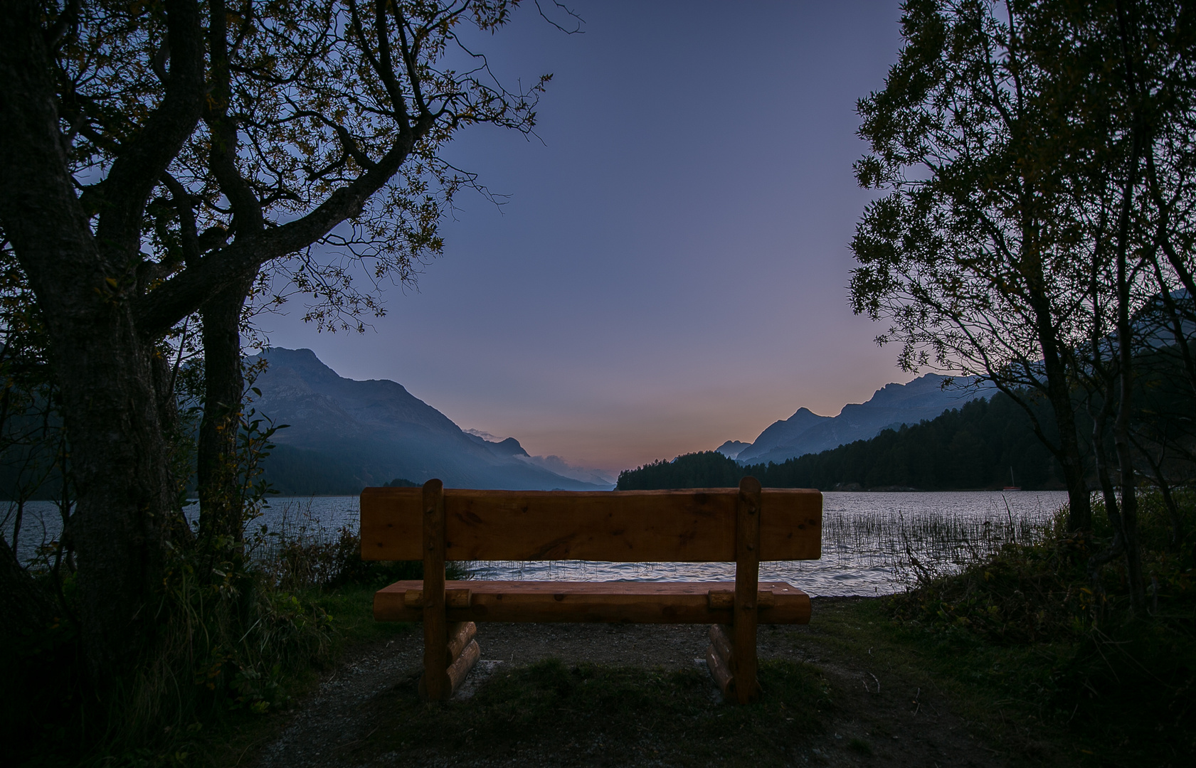 Bankerl am Silser See