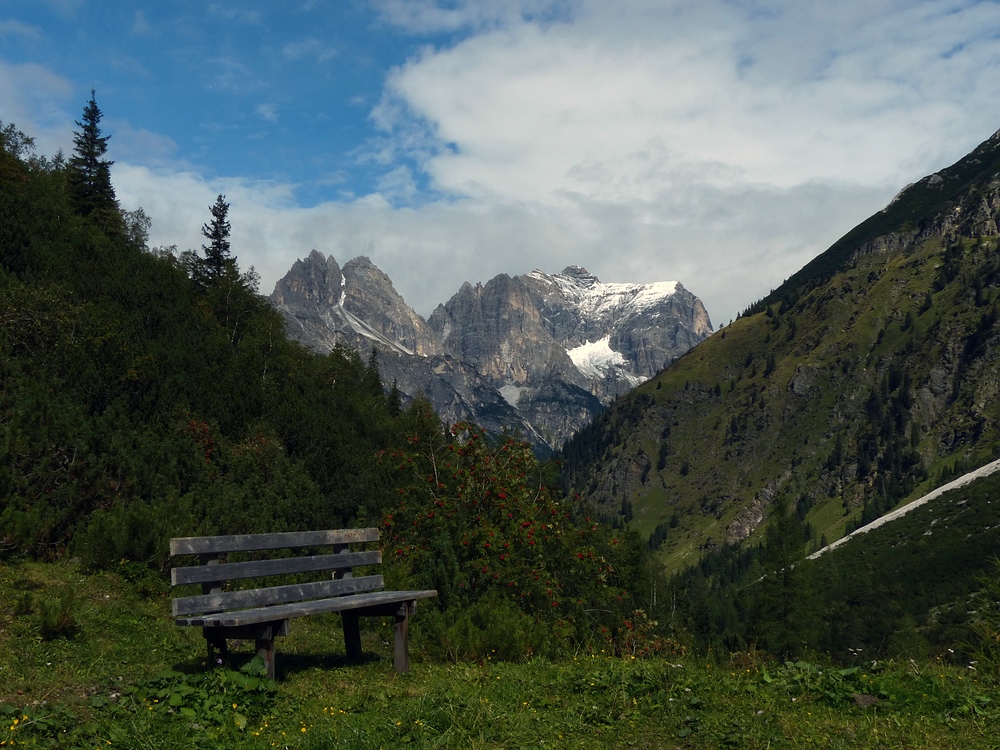 Bankerl vor der Kirchdachspitze