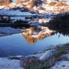 Banner Peak at Sunrise from 1000 Island Lake, Ansel Adams Wilderness