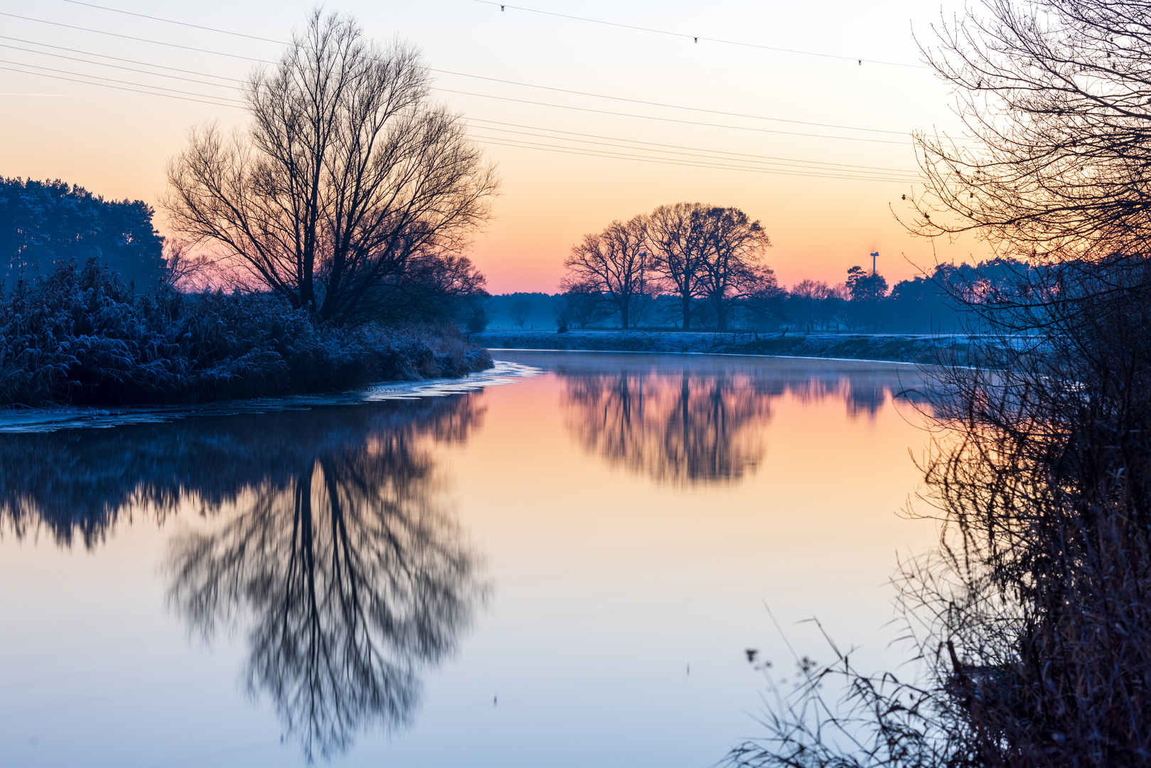 Bannetze_Sonnenuntergang_an_der_Aller_Schleuse_Bannetze-CCbysa-Ostermann-20221217R5_M8939