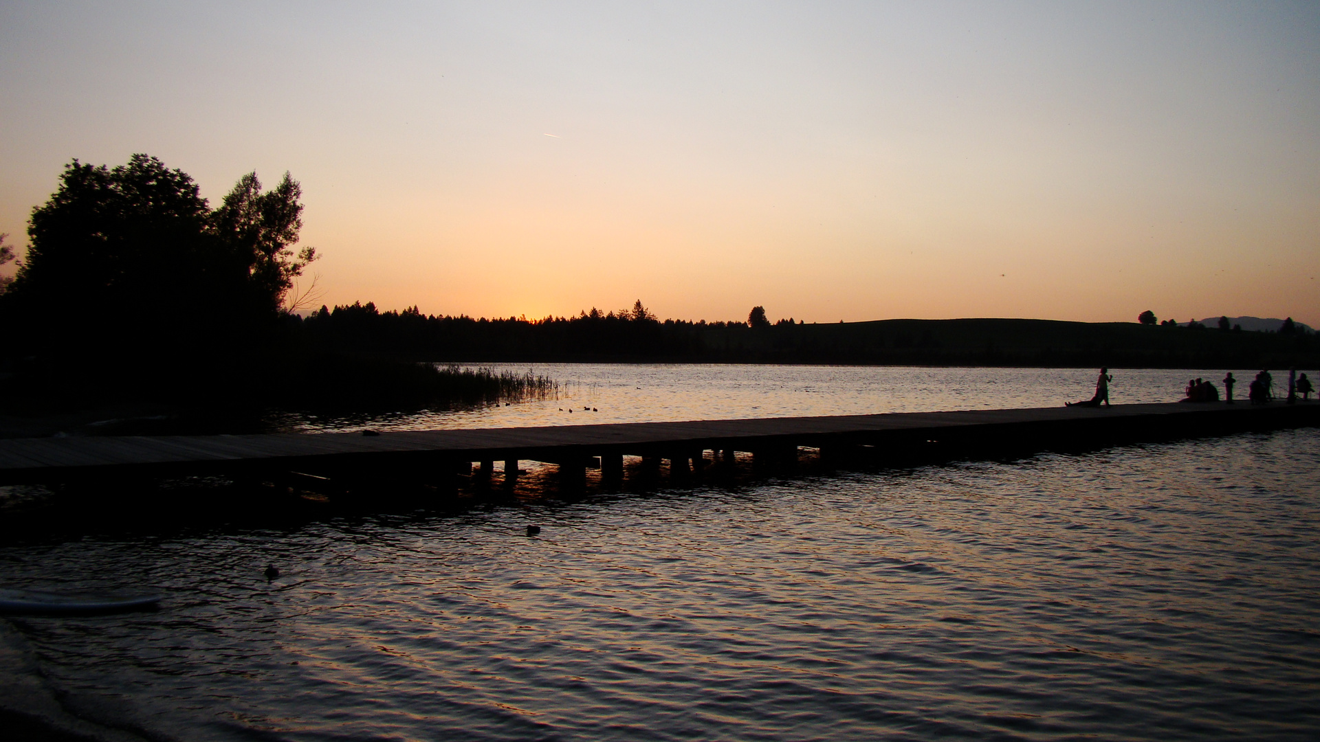 Bannwaldsee Sonnenuntergang :)