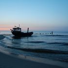 Bansiner Fischerboot am Abend