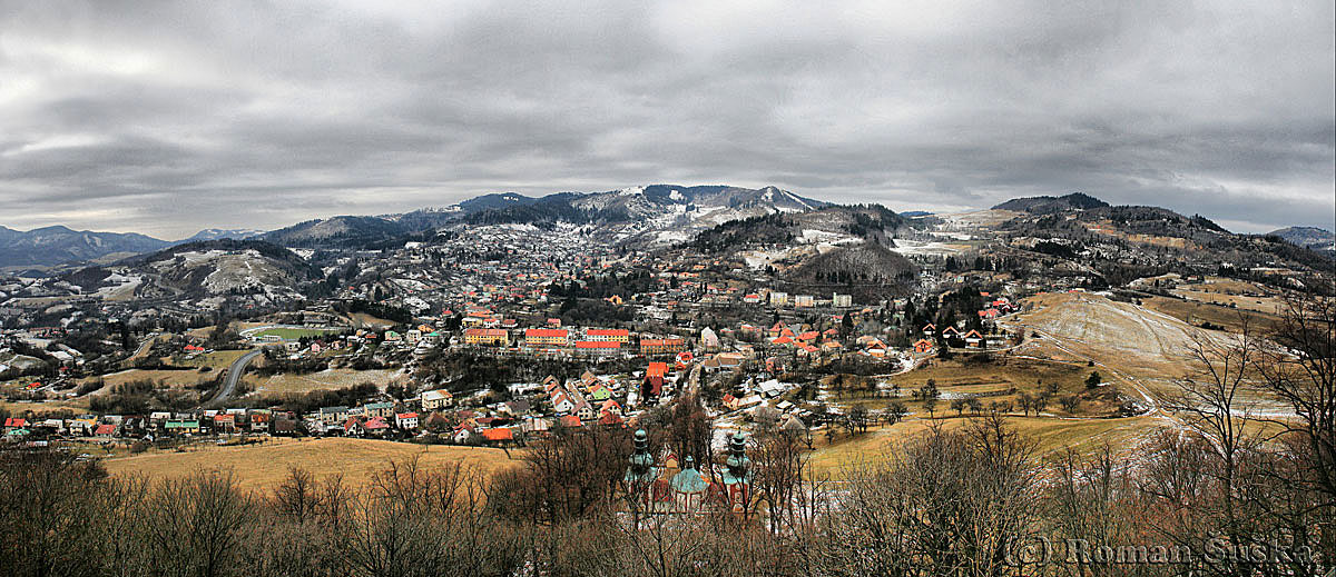 Banska Stiavnica panorama