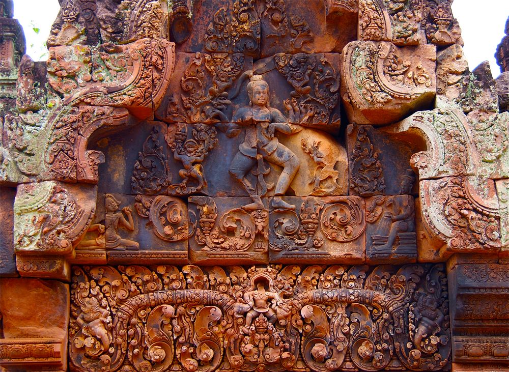 bantea srey, detail, cambodia 2010 III