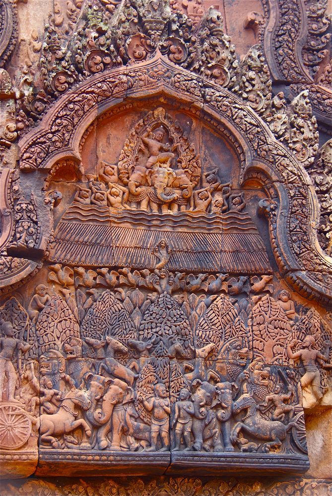 bantea srey, detail, cambodia 2010 VI