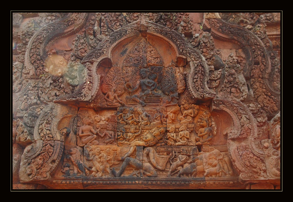 Banteay Srei - Flachrelief