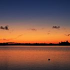Banter See bei Sonnenuntergang, Wilhelmshaven