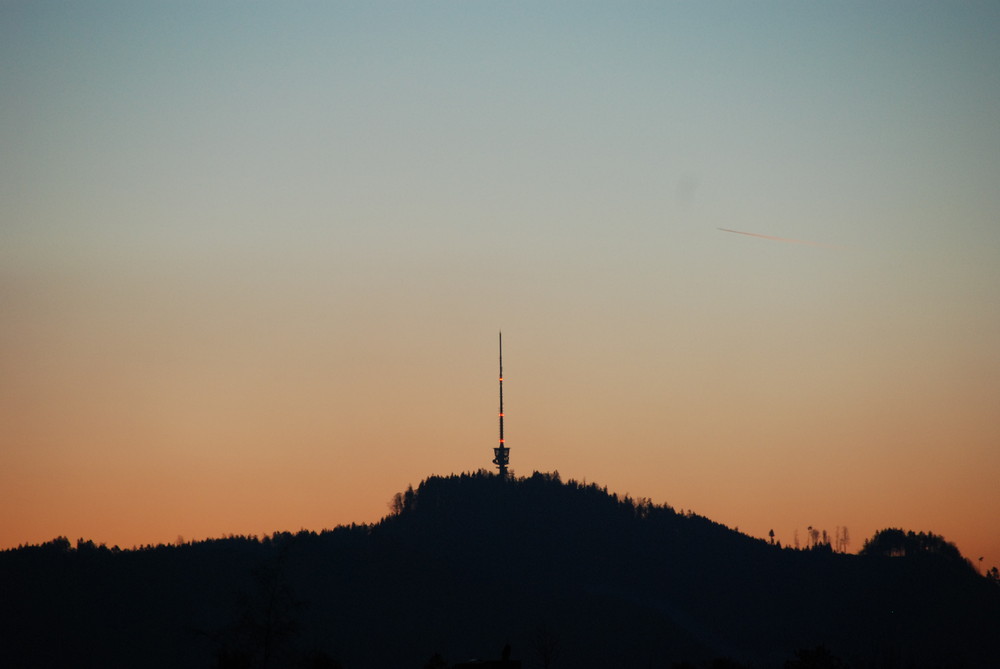 Bantiger (BE, Switzerland) in the morning