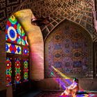 Baño de color en la mezquita