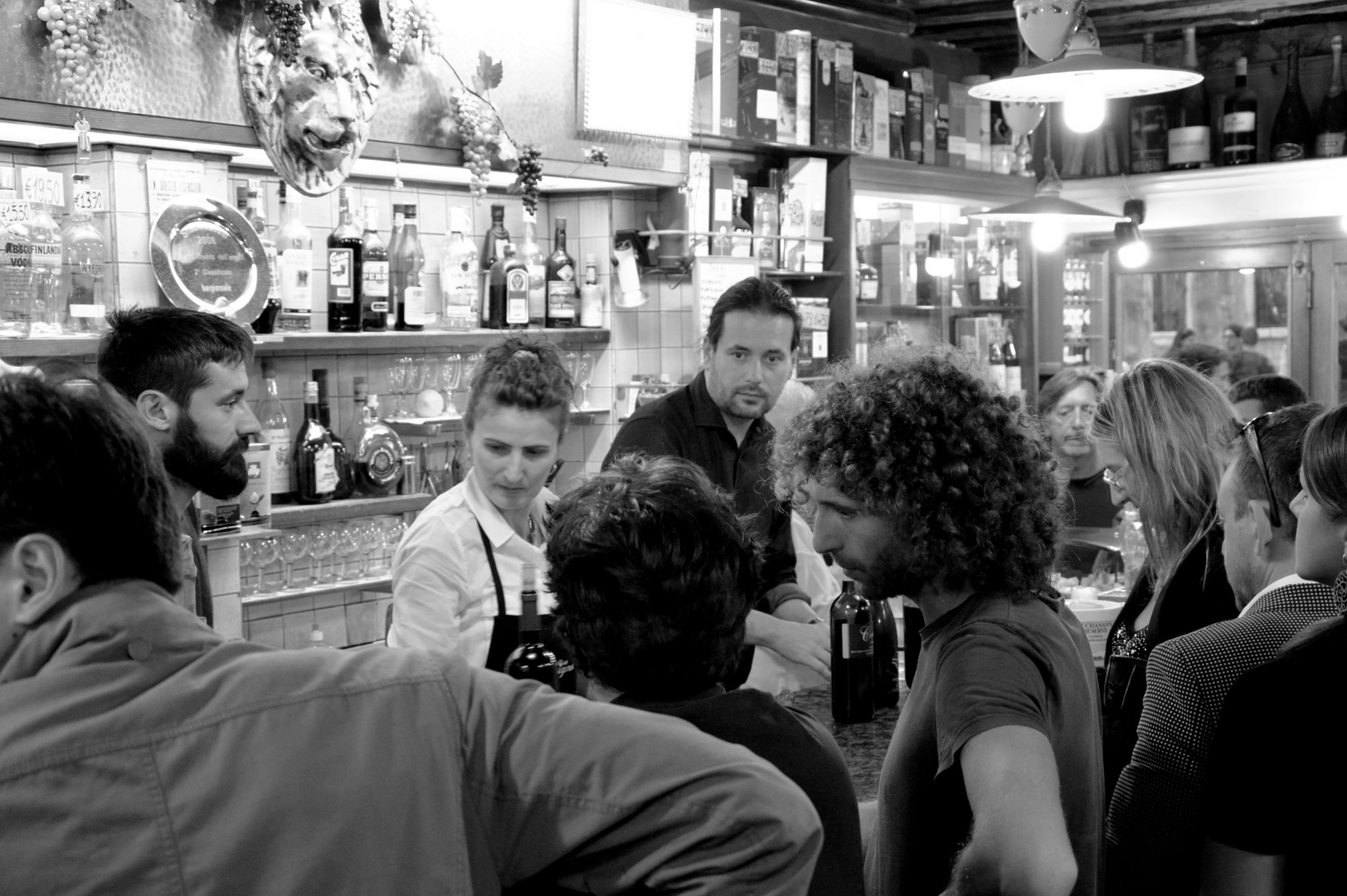 Bar scene. Venice