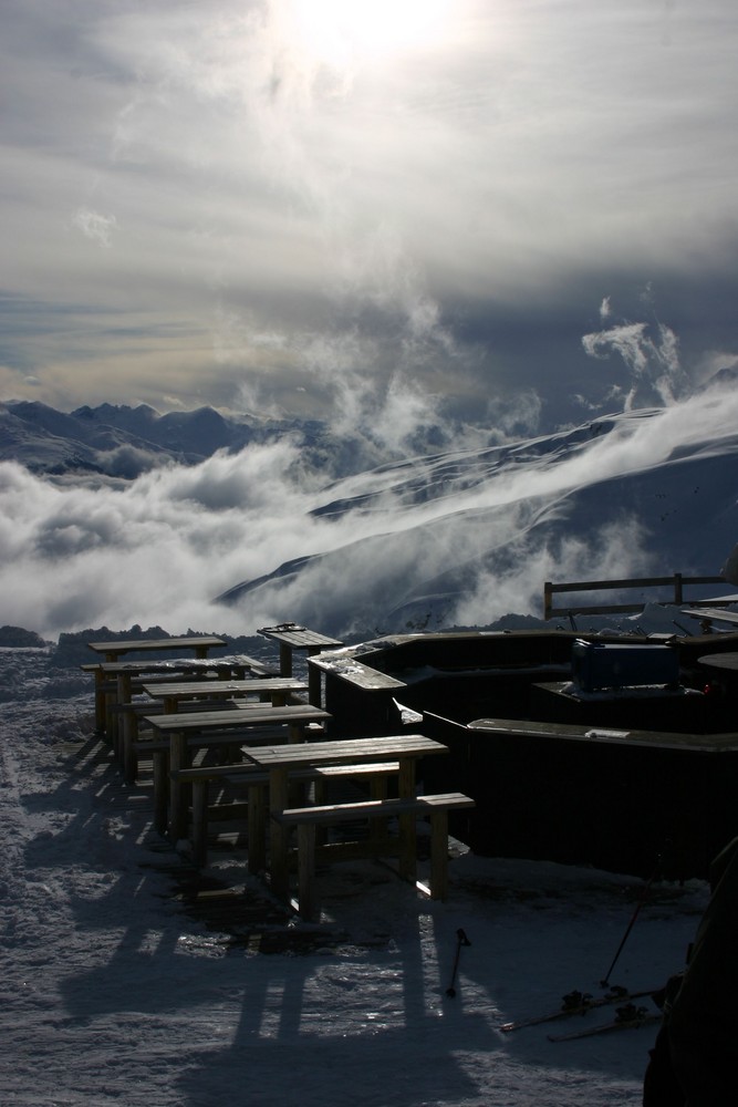 Bar über den Wolken