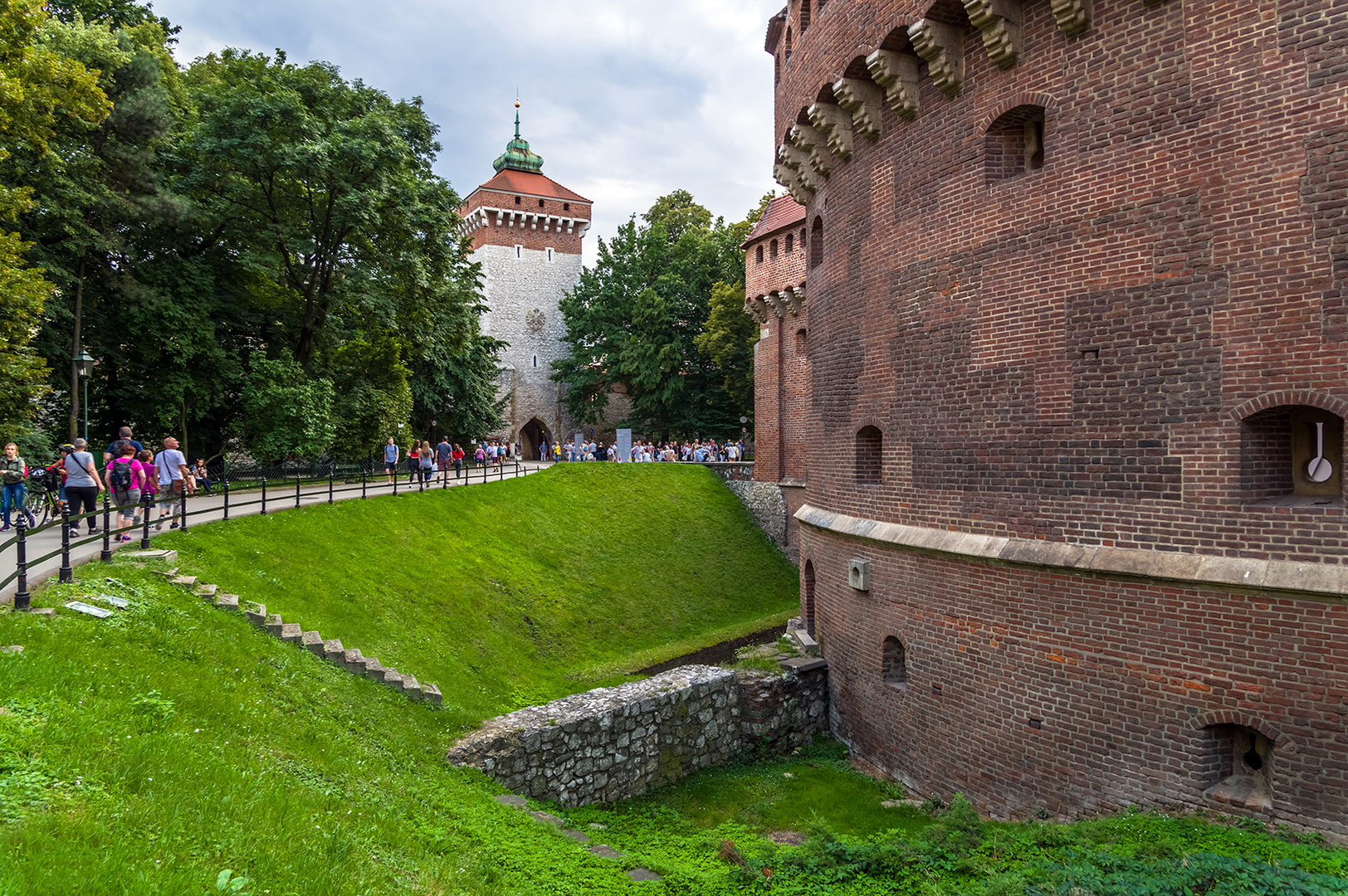 Barbakane mit Florianstor, Krakau