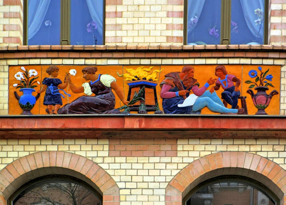 Barbarossastr. 48, Fassade, Detail