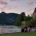 barbecue sauvage sur le lac d annecy....