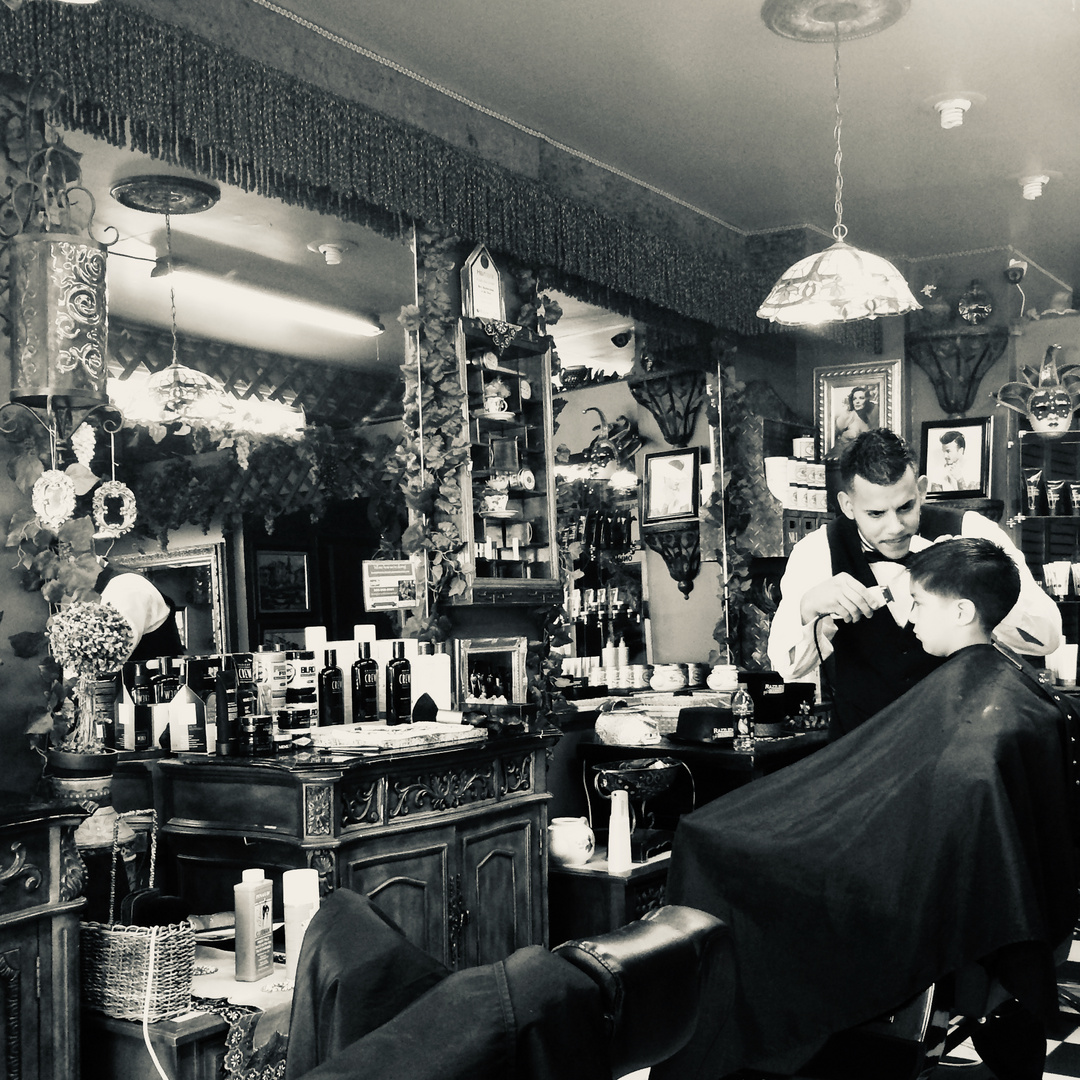 Barber shop in Midtown Miami Foto & Bild s/w, menschen, world Bilder