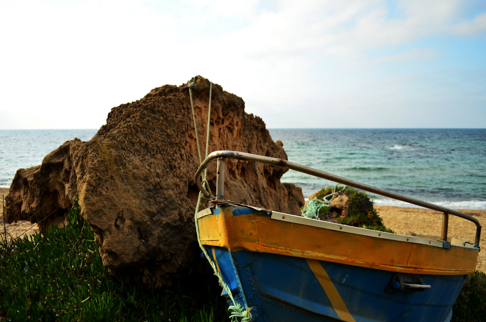 Barca a Porto Paglia (Sardegna)