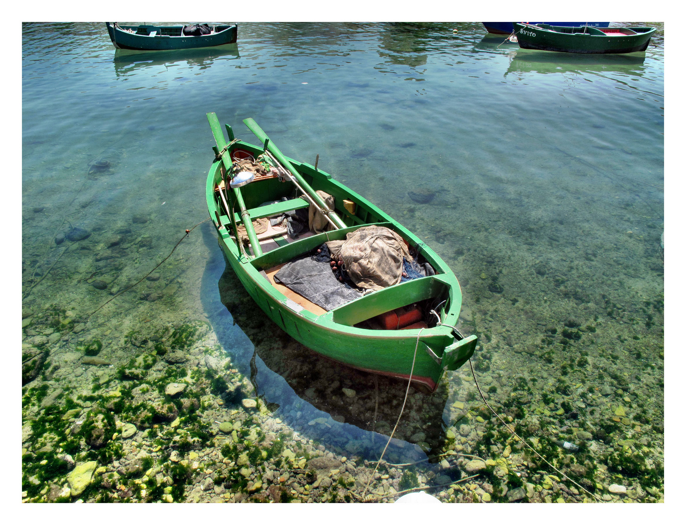 Barca a San Vito (Polignano a mare - Bari)