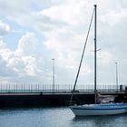 Barca nel canale di Fiumicino