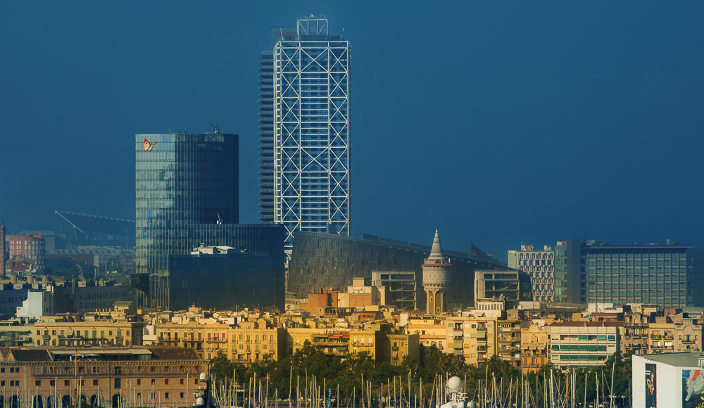 Barca skyline