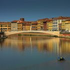 Barca sull' Arno a Pisa