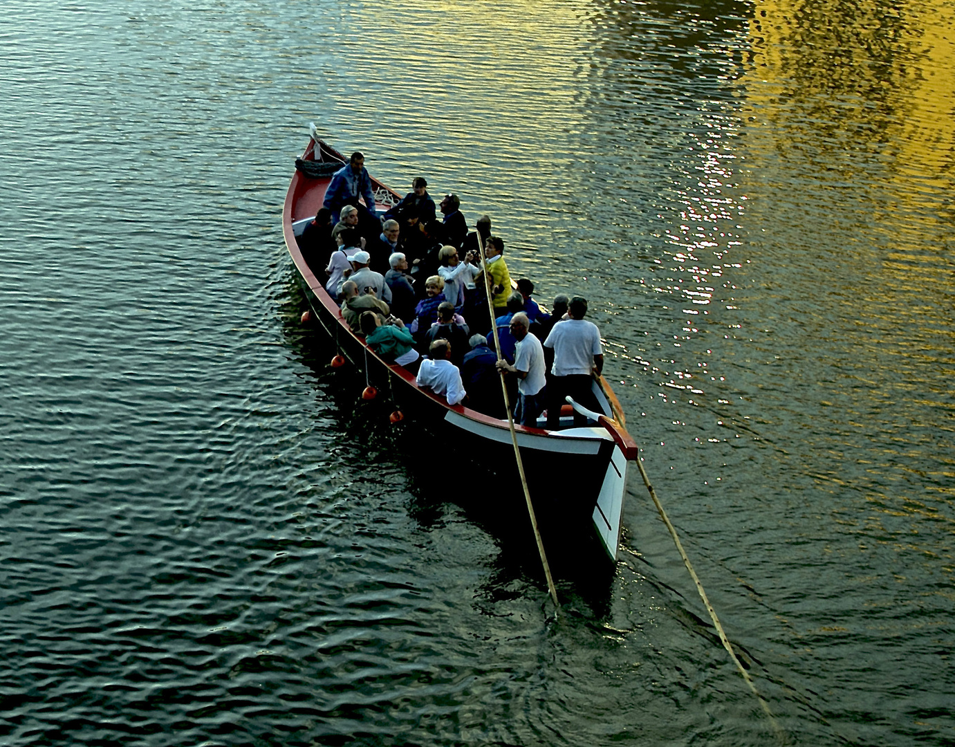 Barcaioli in Arno