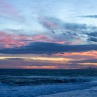 Barcelona al atardecer - desde el Maresme