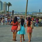 Barcelona an der Strandpromenade