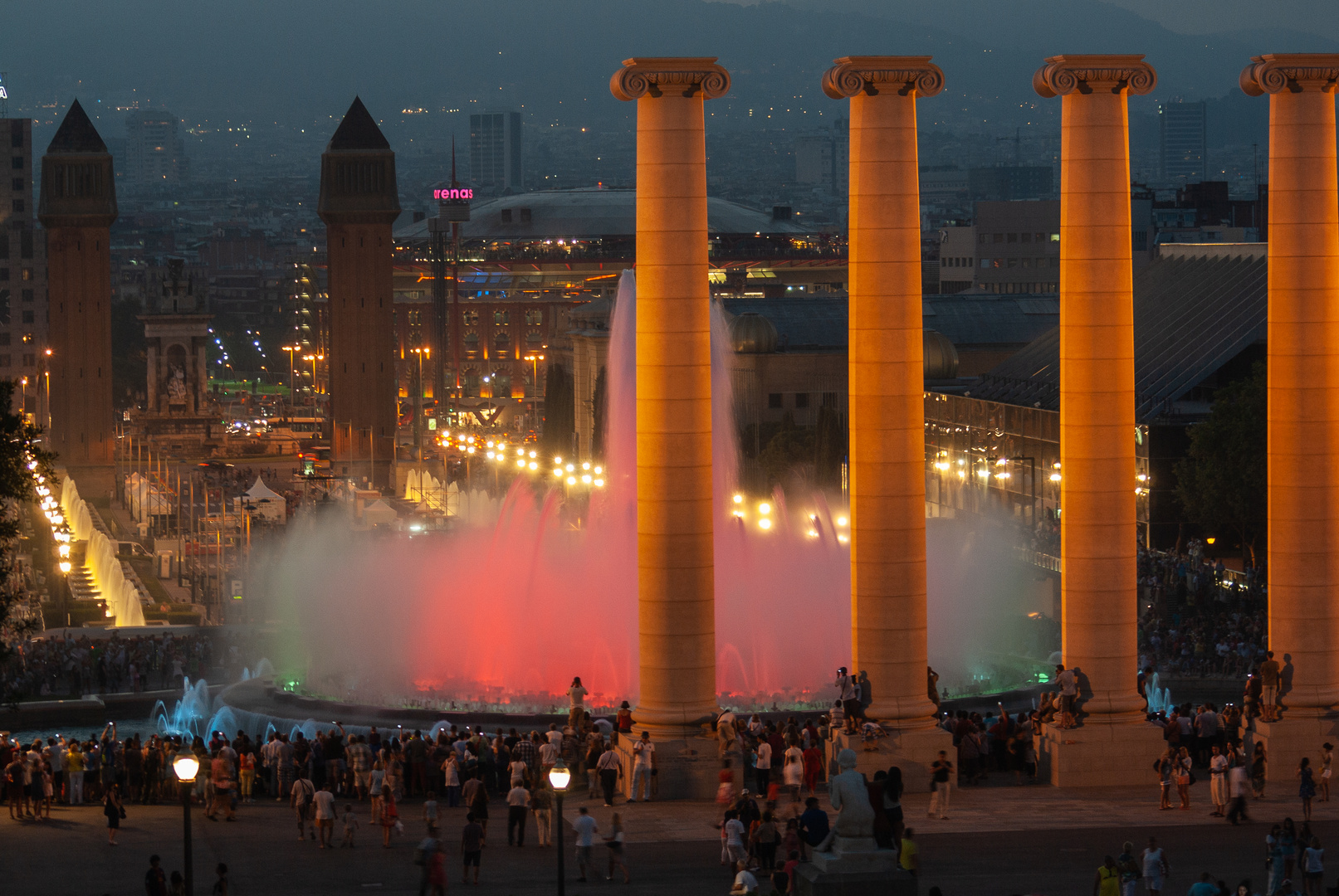 Barcelona at night