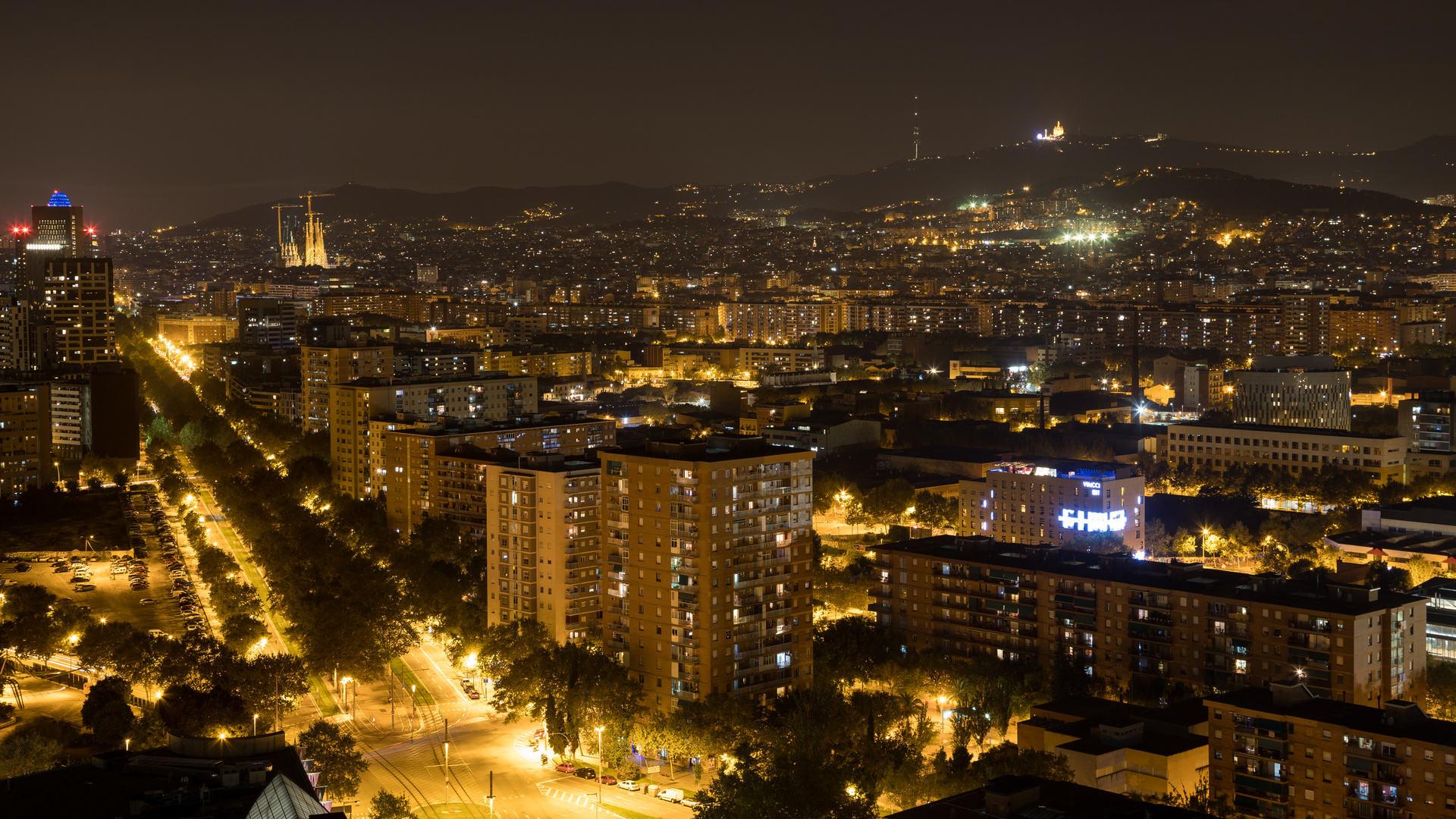 Barcelona bei Nacht