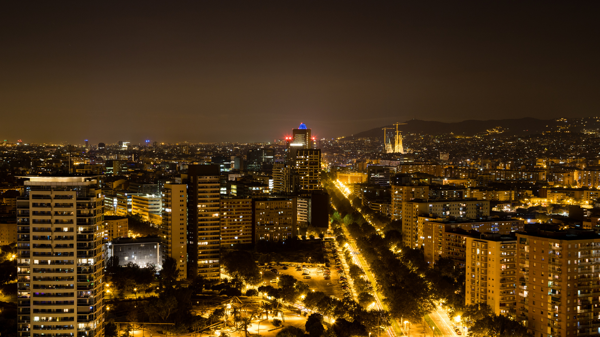 Barcelona bei Nacht