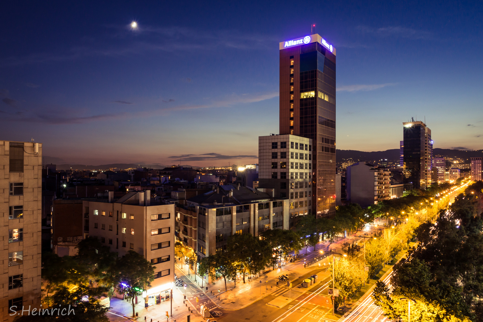 Barcelona bei Nacht