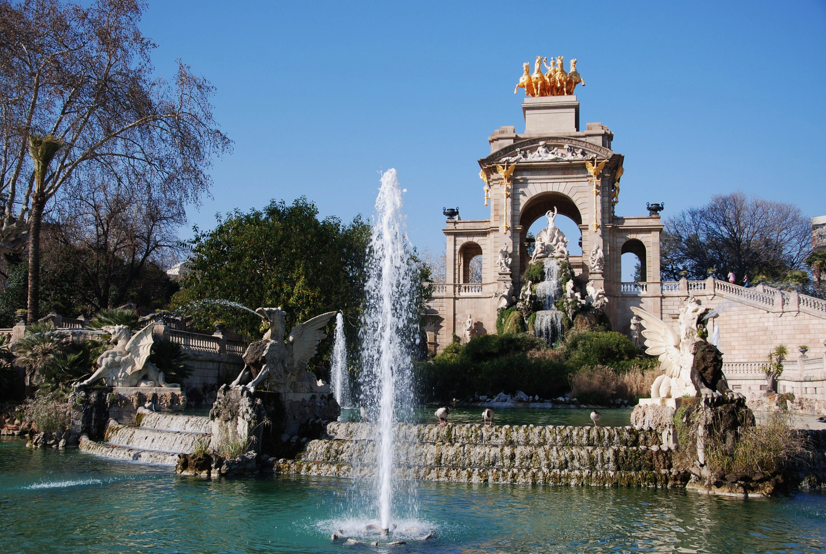 BARCELONA. CASCADA DEL PARC DE LA CIUTADELLA