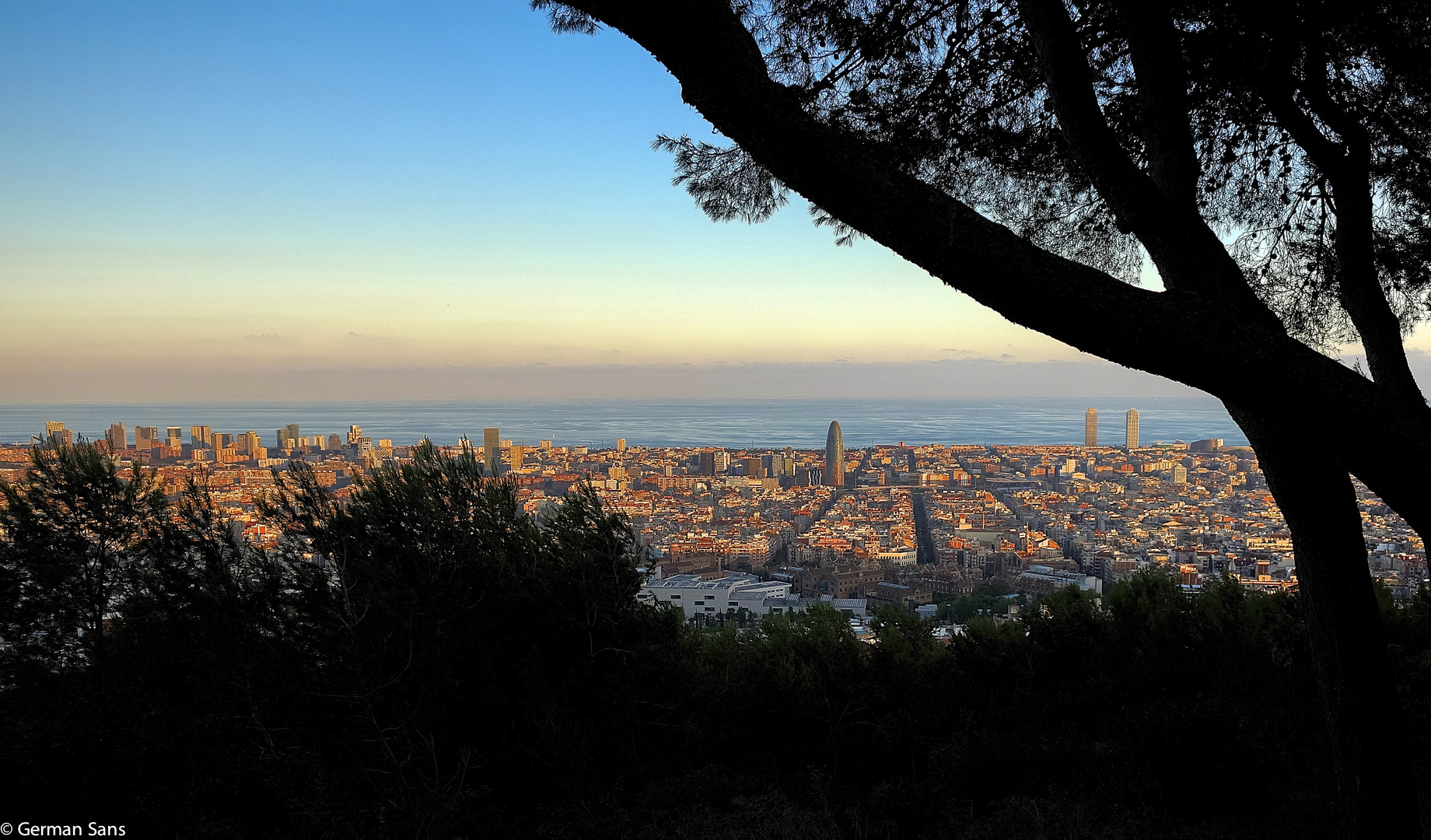 Barcelona desde el parc del Guinardo 2