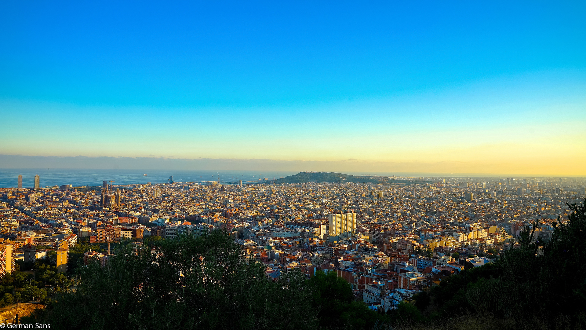 Barcelona desde el parc del Guinardo