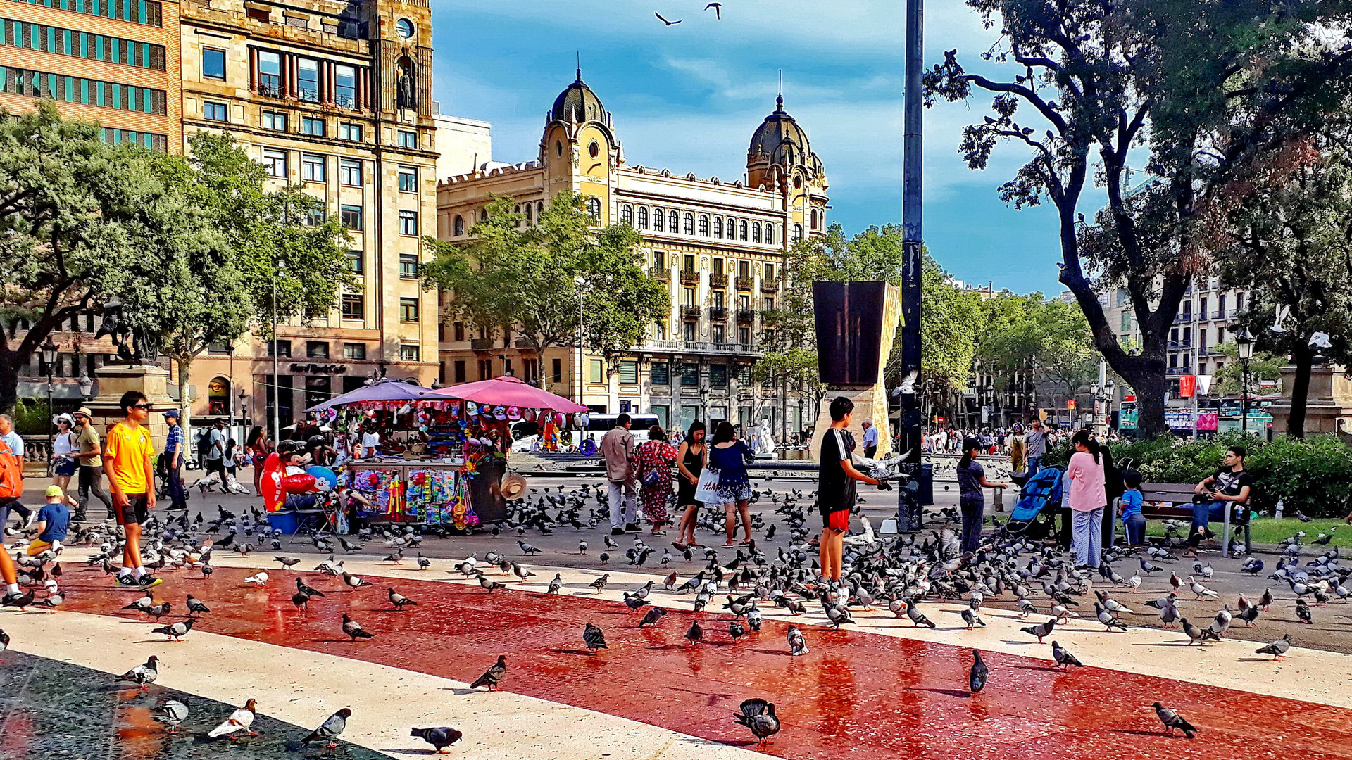 Barcelona downtown