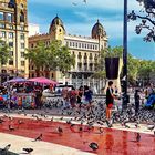 Barcelona downtown