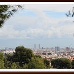 BARCELONA ENTRE VERDES, DESDE PARC L'ORENETA.