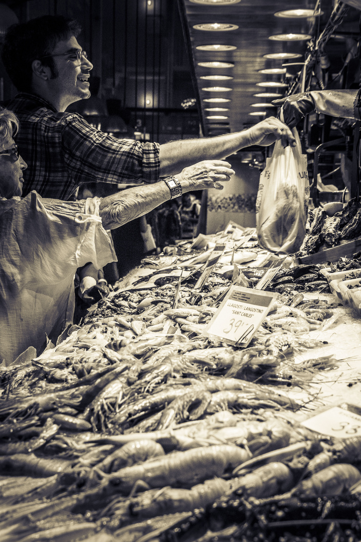 Barcelona Fischmarkt