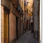 Barcelona, Gasse (callejón en el barrio gótic)