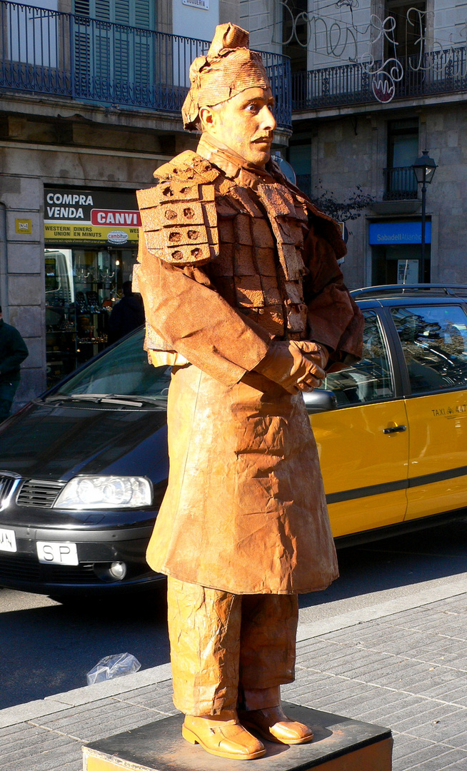 Barcelona - Künstler auf der Rambla