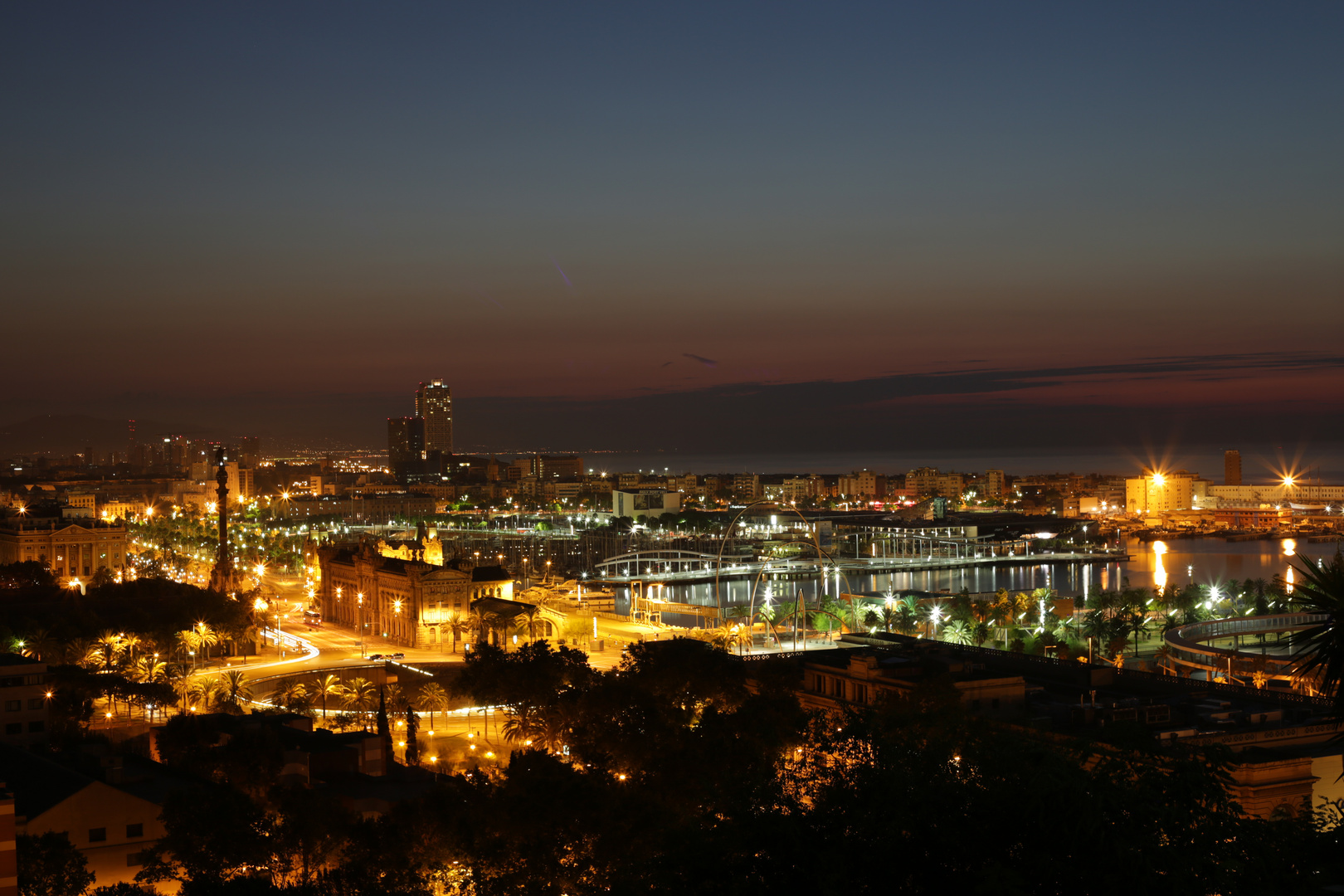 Barcelona Morgendämmerung 1