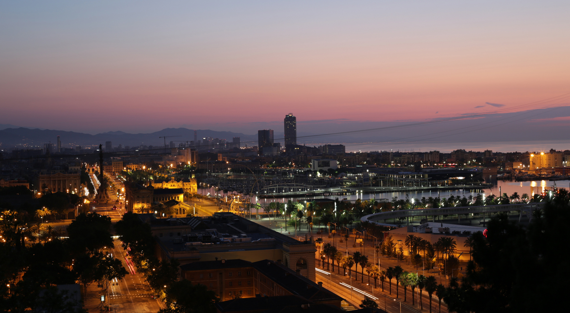 Barcelona Morgendämmerung 3