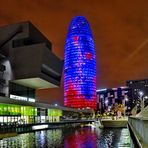 Barcelona, Museum für Design und Mode und Torre Glorias,