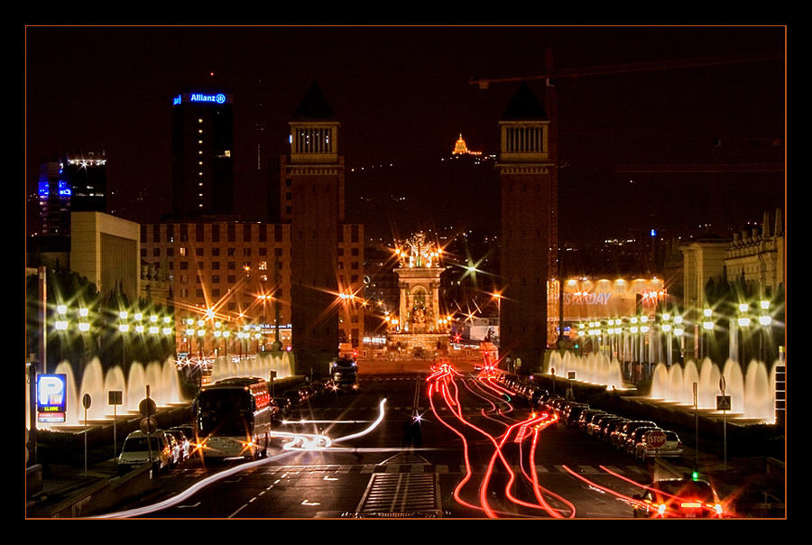 Barcelona @ night