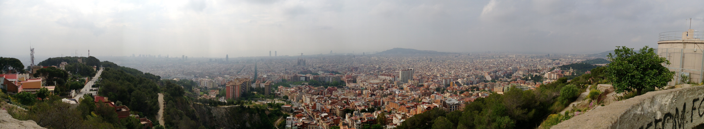 Barcelona panorama view