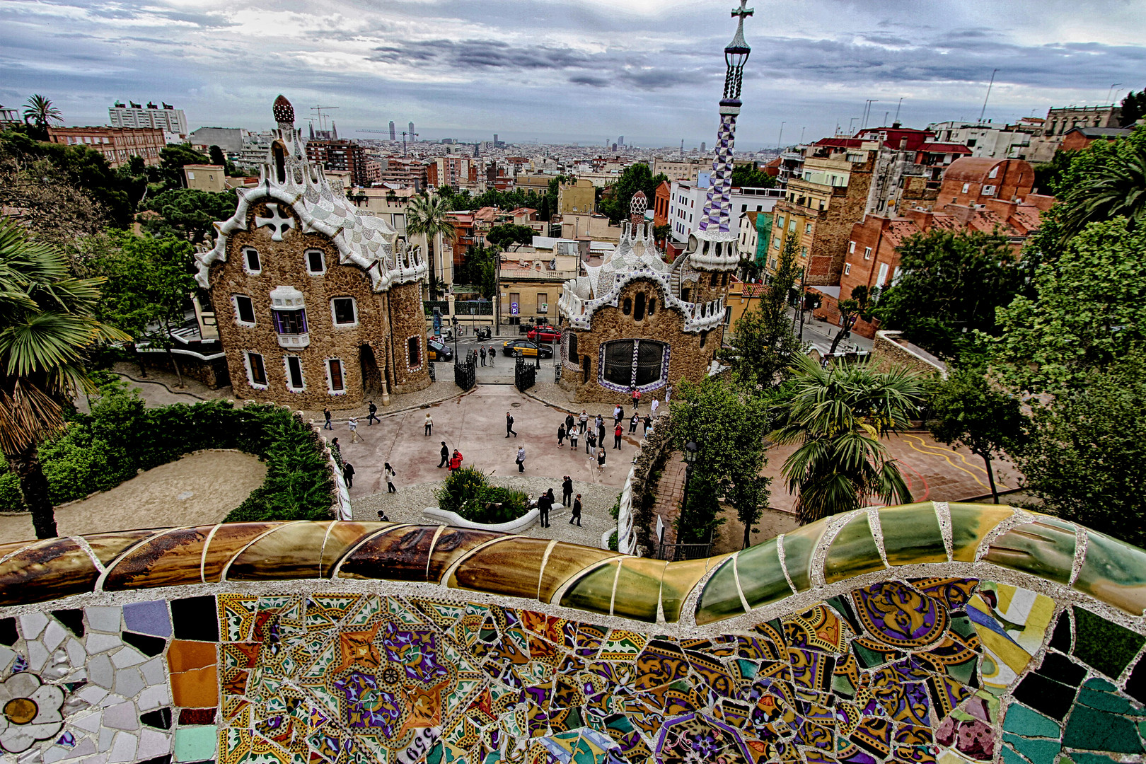 barcelona park guell