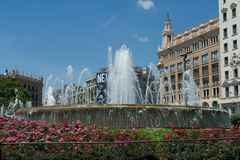 Barcelona platz catalunya