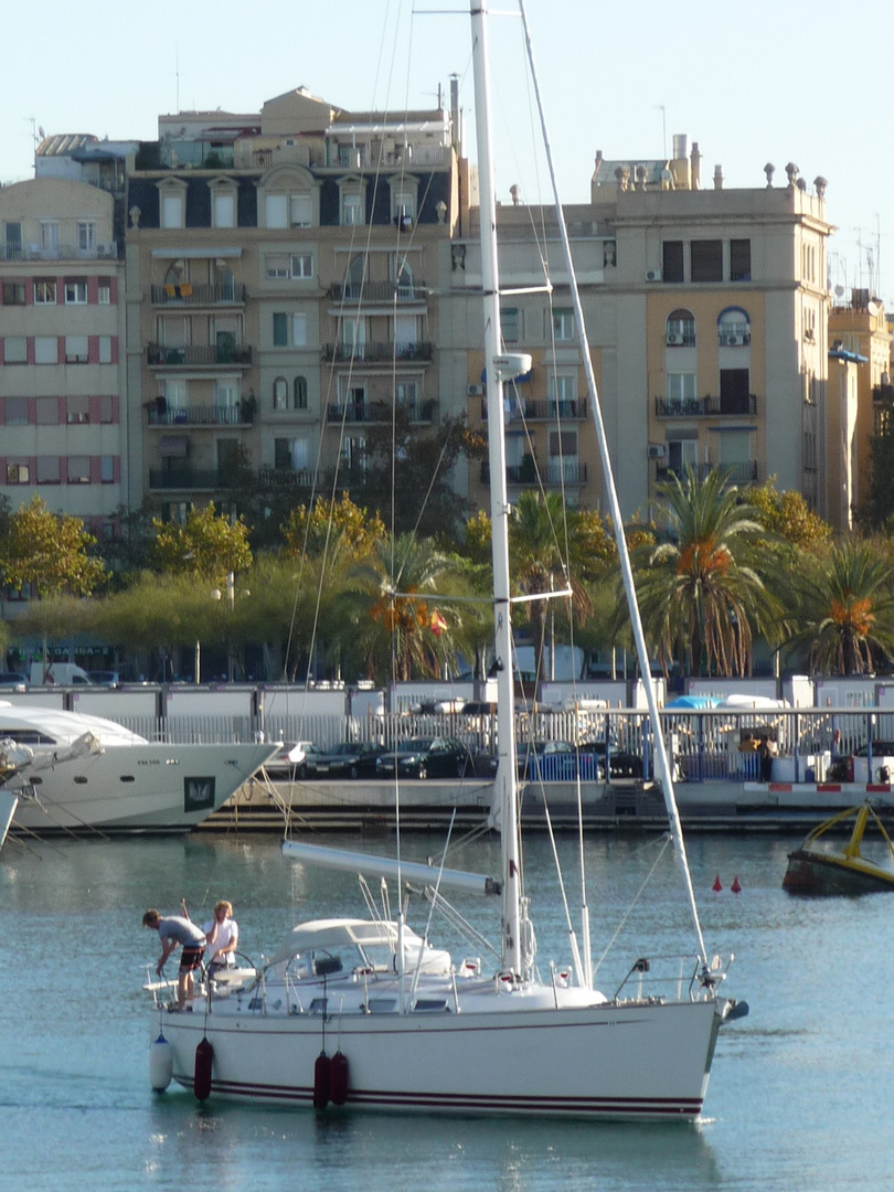 Barcelona, Puerto de la Barceloneta.